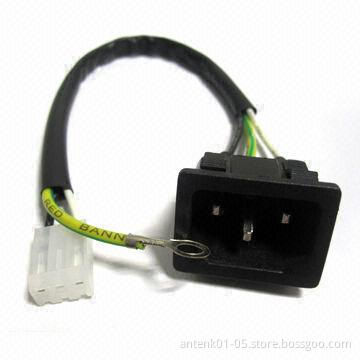 IEC Connector Harness, Available in AVL or Equivalent Materials, OEM and ODM Orders are Welcome